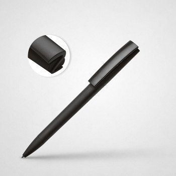 Ручка пластиковая soft-touch шариковая «Zorro», черный