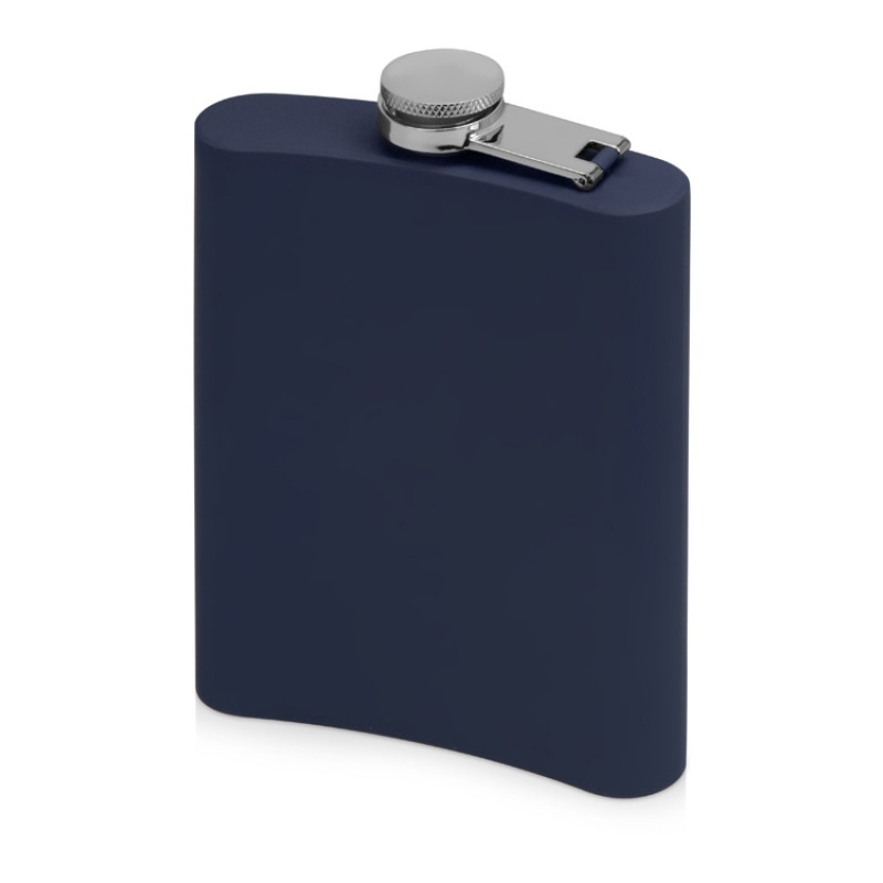 Фляжка 240 мл Remarque soft touch, 304 сталь, синий (Р) Фляжка 240 мл Remarque soft touch, 304 сталь, синий (Р)