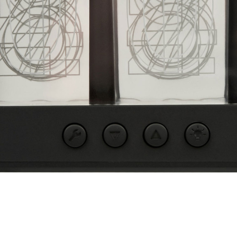 Часы с беспроводной зарядкой "Cyber", 10 Вт