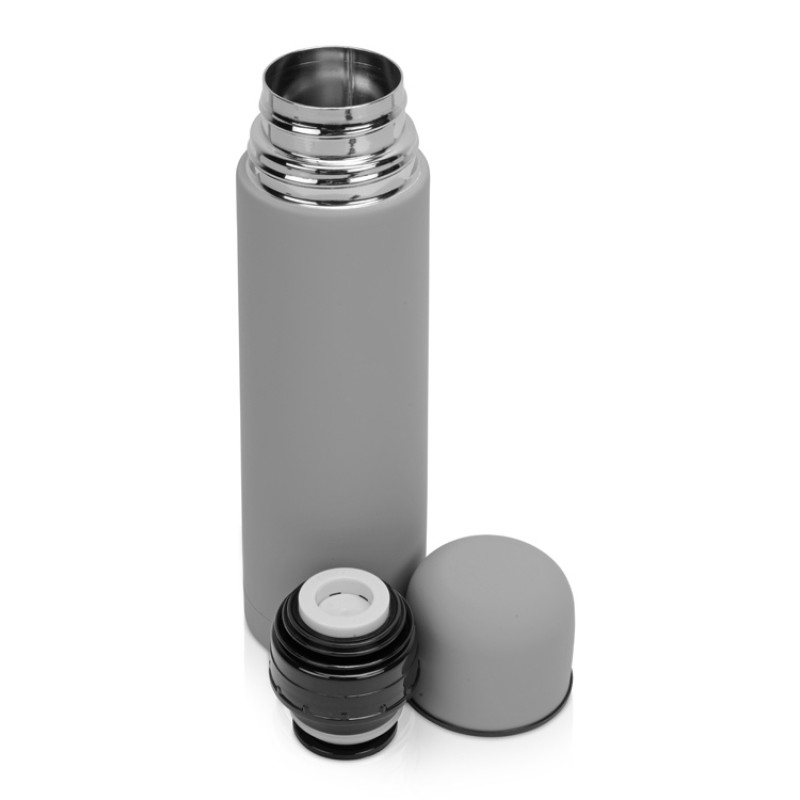 Термос «Ямал Soft Touch» с чехлом, 500мл, серый