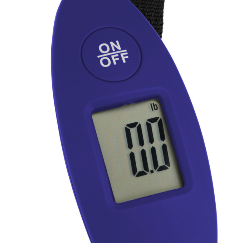 Багажные весы с покрытием soft touch «Gravity», синий