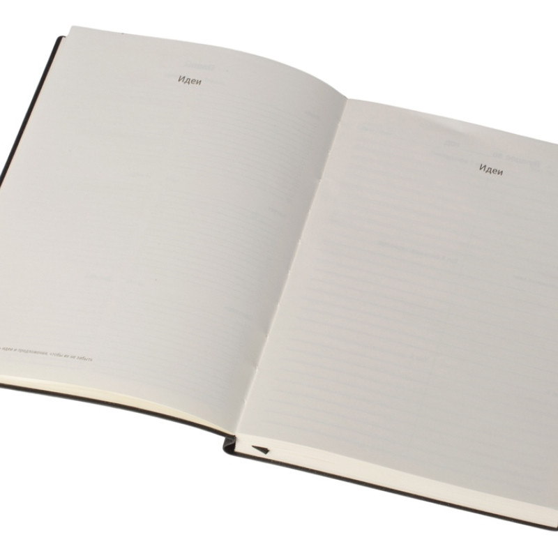 Бизнес блокнот "Supreme" с вставкой из софт-тача, гибкая обложка, 128 листов, черный