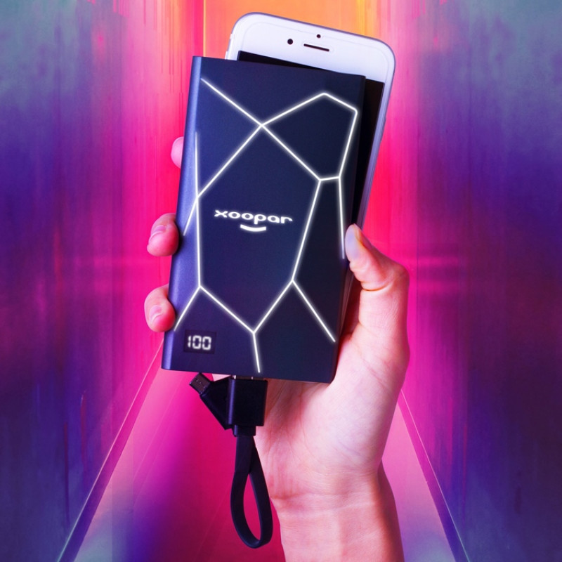 Портативное зарядное устройство XOOPAR GEO, мокрый асфальт