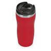 Термокружка "Mony Steel" 350 мл, soft touch, красный