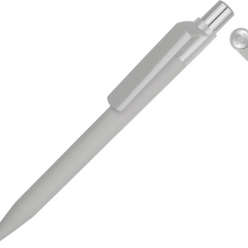 Ручка шариковая UMA «ON TOP SI GUM» soft-touch, серый