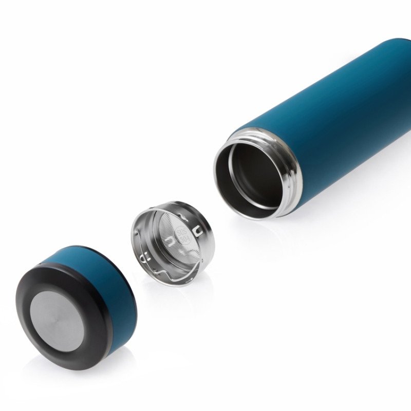 Термос «Confident» с покрытием soft-touch 420мл, индиго Термос «Confident» с покрытием soft-touch 420мл, индиго