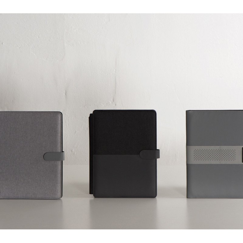 Папка для документов “Kadeo” с блокнотом, светло-серый