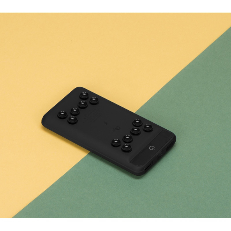 Портативное беспроводное зарядное устройство «Airbank», 10000 mAh, черный (Р)