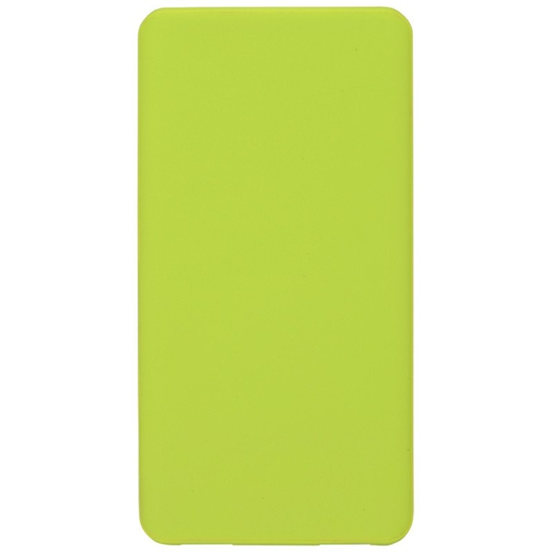 Портативное зарядное устройство «Reserve» с USB Type-C, 5000 mAh, зеленое яблоко