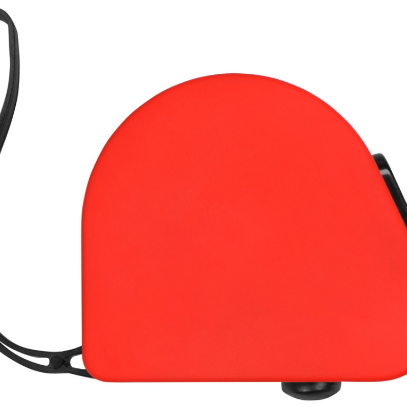 Рулетка 3м "Meter", софт-тач, красный