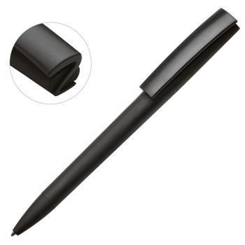 Ручка пластиковая soft-touch шариковая «Zorro», черный