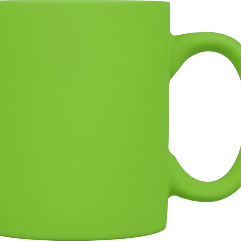 Кружка с покрытием soft-touch «Barrel of a Gum», зеленое яблоко (P)