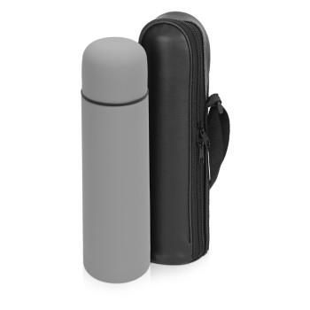 Термос «Ямал Soft Touch» с чехлом, 500мл, серый