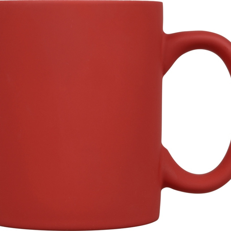 Кружка с покрытием soft-touch «Barrel of a Gum», красный (Р)