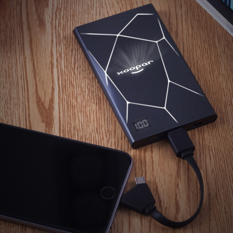 Портативное зарядное устройство XOOPAR GEO, мокрый асфальт