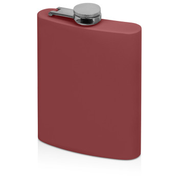 Фляжка 240 мл Remarque soft touch, 304 сталь, бургунди