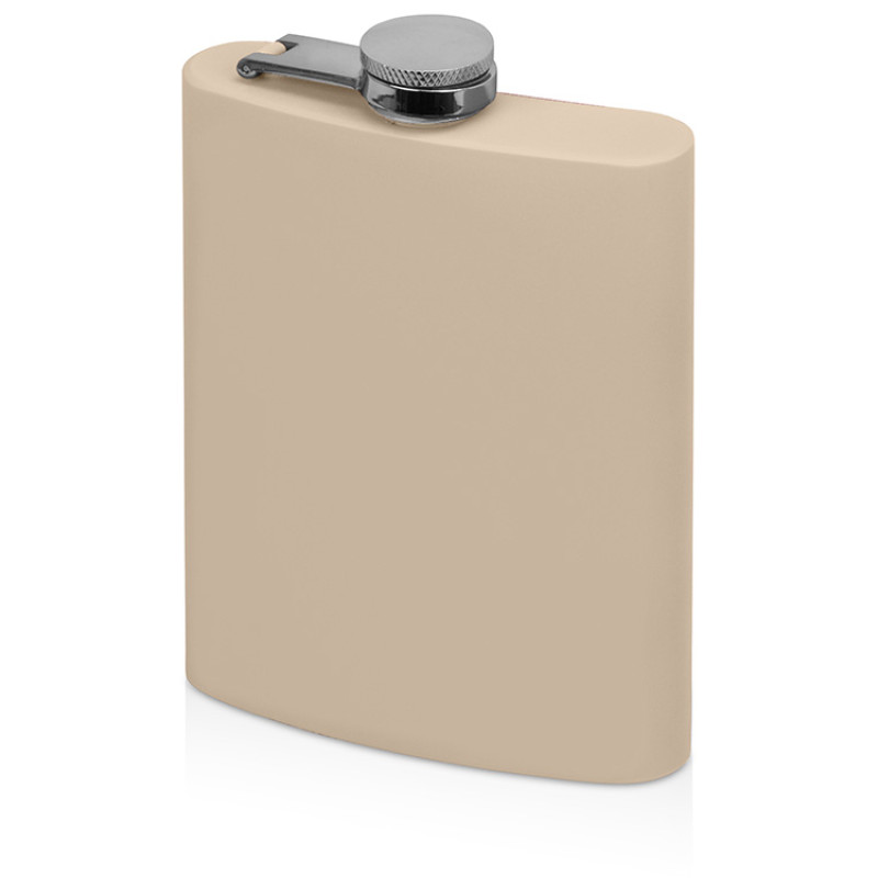 Фляжка 240 мл Remarque soft touch, 304 сталь, бежевый