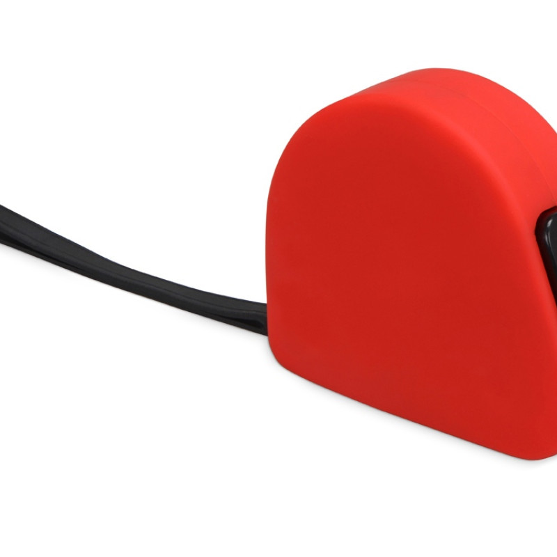 Рулетка 3м "Meter", софт-тач, красный