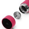 Термос FAMILY MARK LED, soft touch (Розовый) Термос FAMILY MARK LED, soft touch (Розовый)
