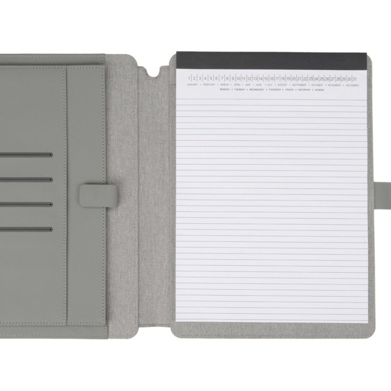 Папка для документов “Kadeo” с блокнотом, светло-серый