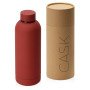 Вакуумная термобутылка "Cask" Waterline, soft touch, 500 мл, тубус, красный