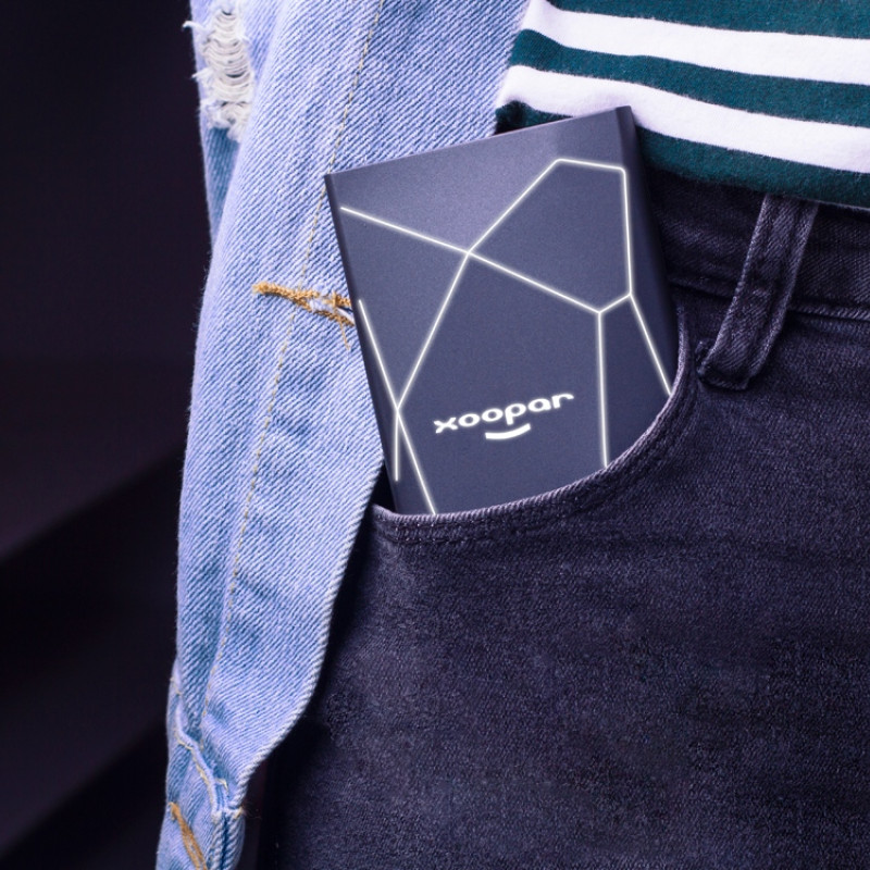 Портативное зарядное устройство XOOPAR GEO, мокрый асфальт