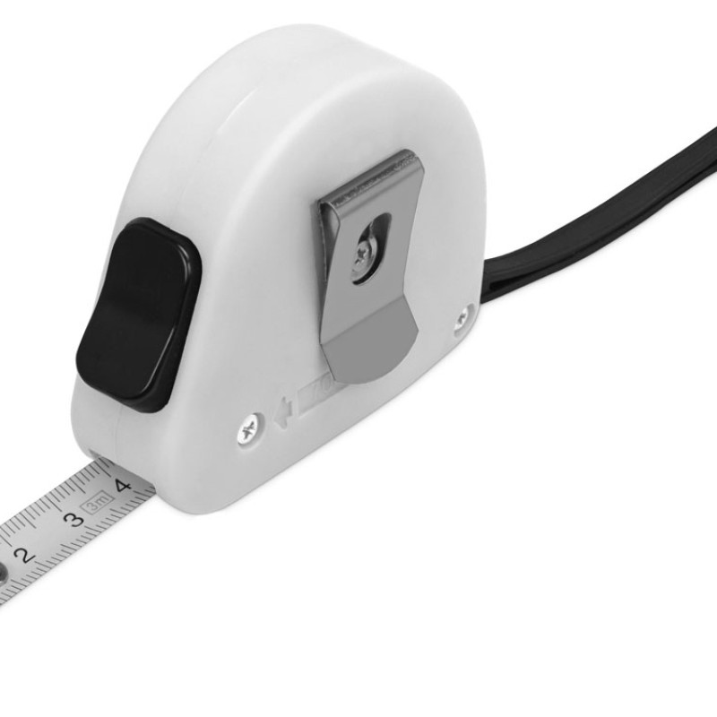 Рулетка 3м "Meter", софт-тач, белый (Р)