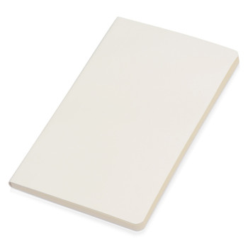 Блокнот А5 "Softy" 13*20,6 см в мягкой обложке, белый (P)