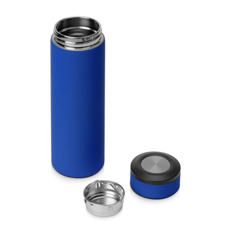 Термос «Confident» с покрытием soft-touch 420мл, синий Термос «Confident» с покрытием soft-touch 420мл, синий