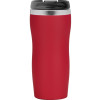Термокружка "Mony Steel" 350 мл, soft touch, красный