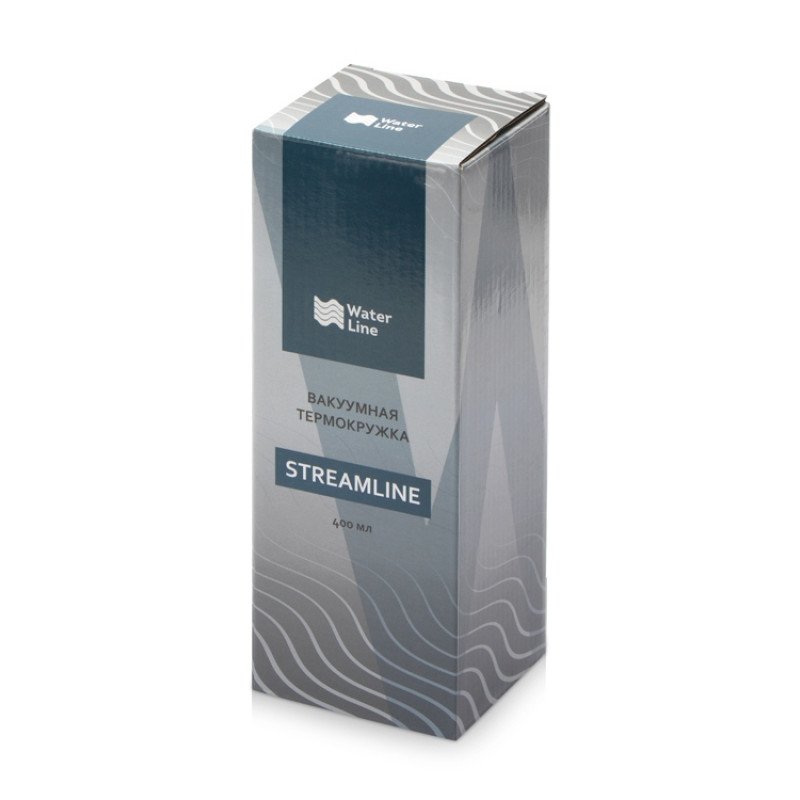 Вакуумная термокружка с кнопкой Streamline, Waterline, soft-touch, белый (P) Вакуумная термокружка с кнопкой Streamline, Waterline, soft-touch, белый (P)