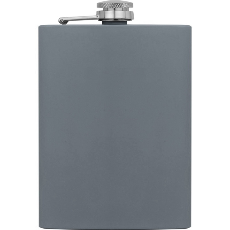 Фляжка 240 мл Remarque soft touch, 304 сталь, серый