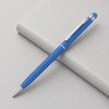 Ручка-стилус шариковая "Jucy Soft" с покрытием soft touch, светло-синий