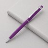 Ручка-стилус шариковая "Jucy Soft" с покрытием soft touch, фиолетовый