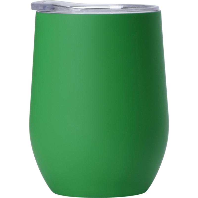 Термокружка Sense Gum, soft-touch, непротекаемая крышка, 370мл, крафтовая упаковка, зеленый