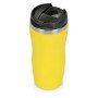 Термокружка "Mony Steel" 350 мл, soft touch, желтый