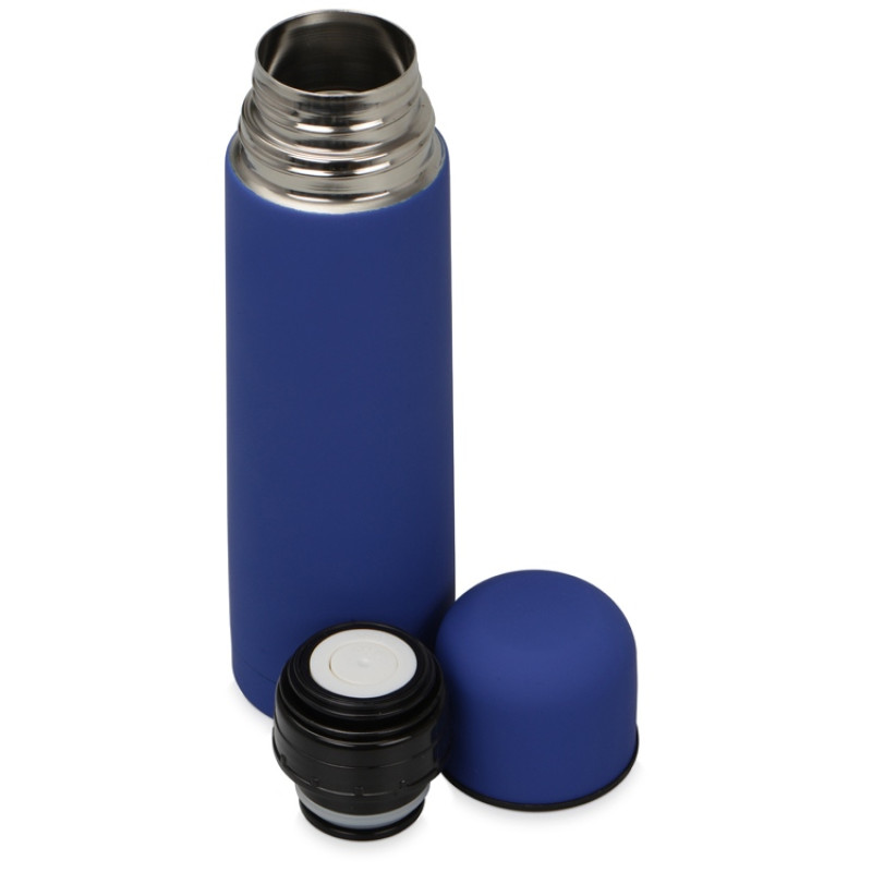 Термос «Ямал Soft Touch» с чехлом, 500мл, синий