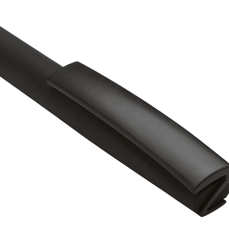 Ручка пластиковая soft-touch шариковая «Zorro», черный