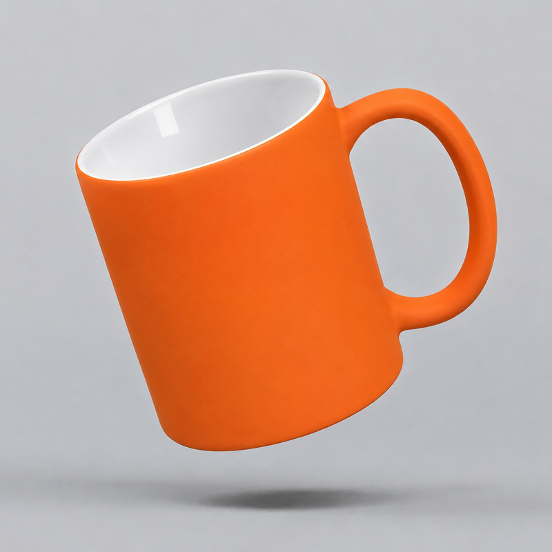 Кружка с покрытием soft-touch «Barrel of a Gum», оранжевый (P) Кружка с покрытием soft-touch «Barrel of a Gum», оранжевый (P)