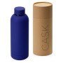 Вакуумная термобутылка "Cask" Waterline, soft touch, 500 мл, тубус, синий