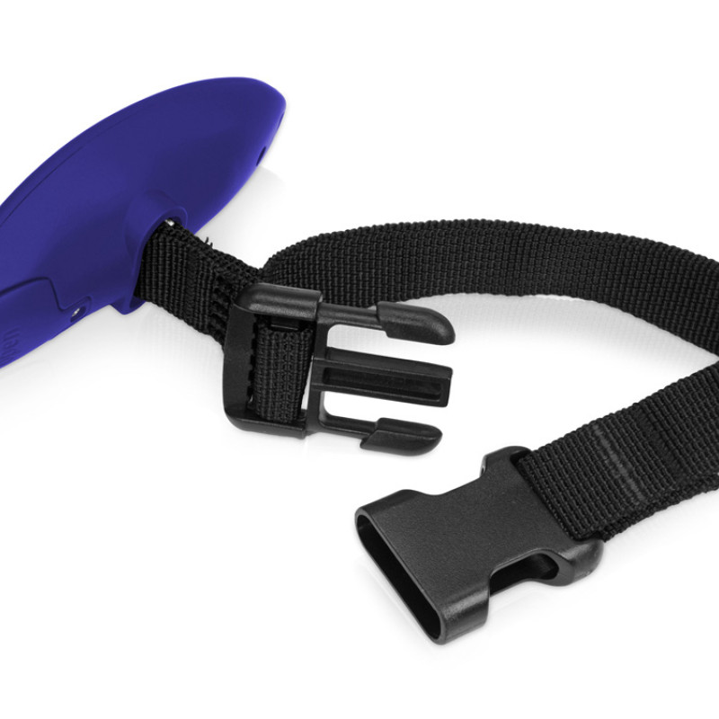 Багажные весы с покрытием soft touch «Gravity», синий