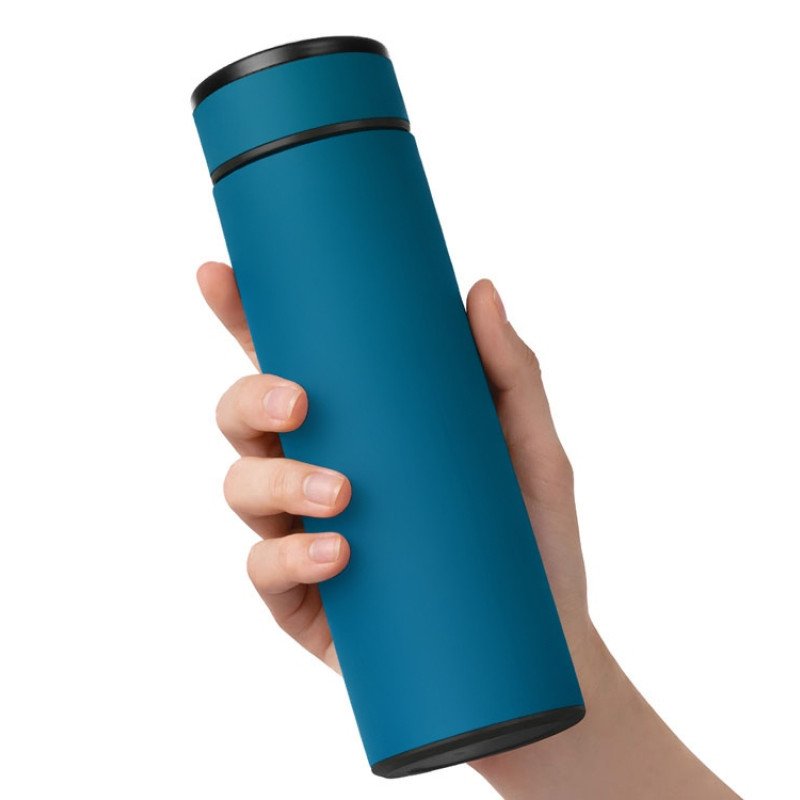 Термос «Confident» с покрытием soft-touch 420мл, индиго Термос «Confident» с покрытием soft-touch 420мл, индиго