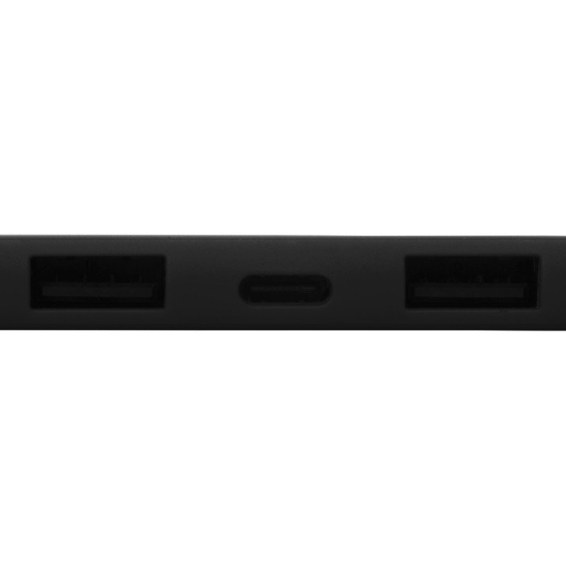 Портативное зарядное устройство «Reserve» с USB Type-C, 5000 mAh, черный