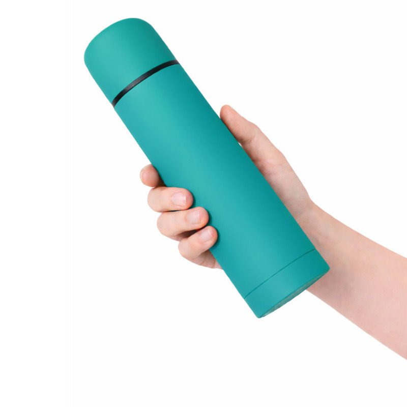Термос «Ямал Soft Touch», 500мл, бирюзовый