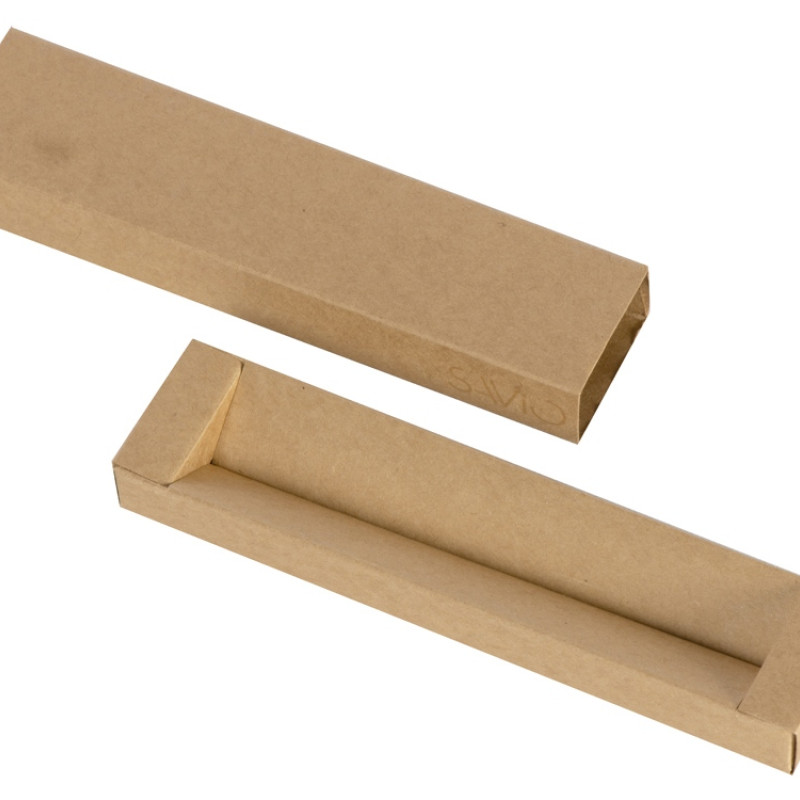 Футляр для 1 ручки из переработанного картона "Recycard", натуральный Футляр для 1 ручки из переработанного картона "Recycard", натуральный