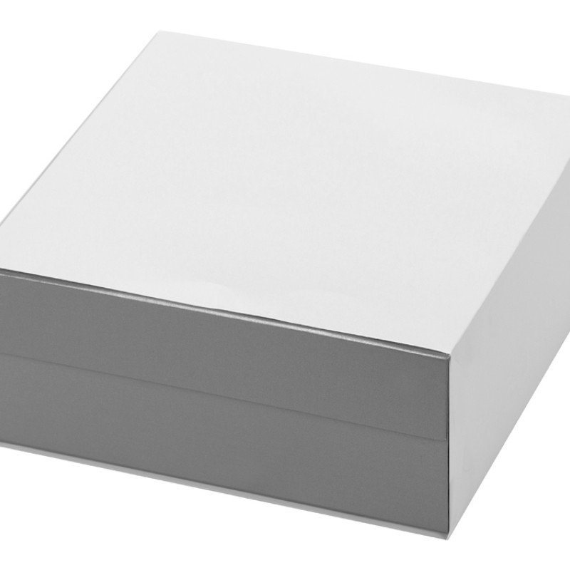 Коробка разборная на магнитах M, серебристый