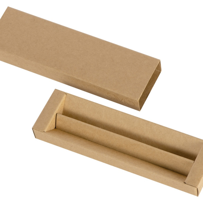 Футляр для 2 ручек из переработанного картона "Recycard", натуральный