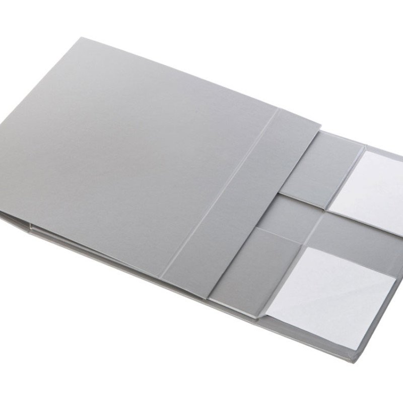 Коробка разборная на магнитах L, серебристый