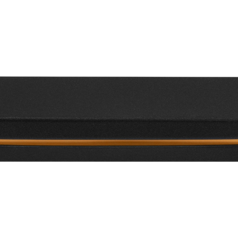 Футляр для 1 ручки "Bloom", черный с желтым Футляр для 1 ручки "Bloom", черный с желтым