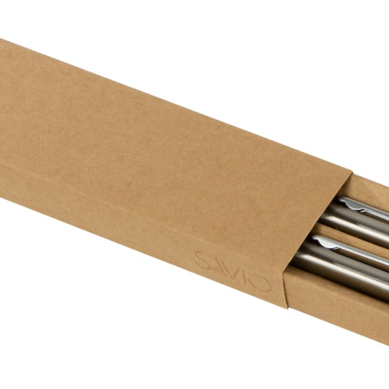 Футляр для 2 ручек из переработанного картона "Recycard", натуральный